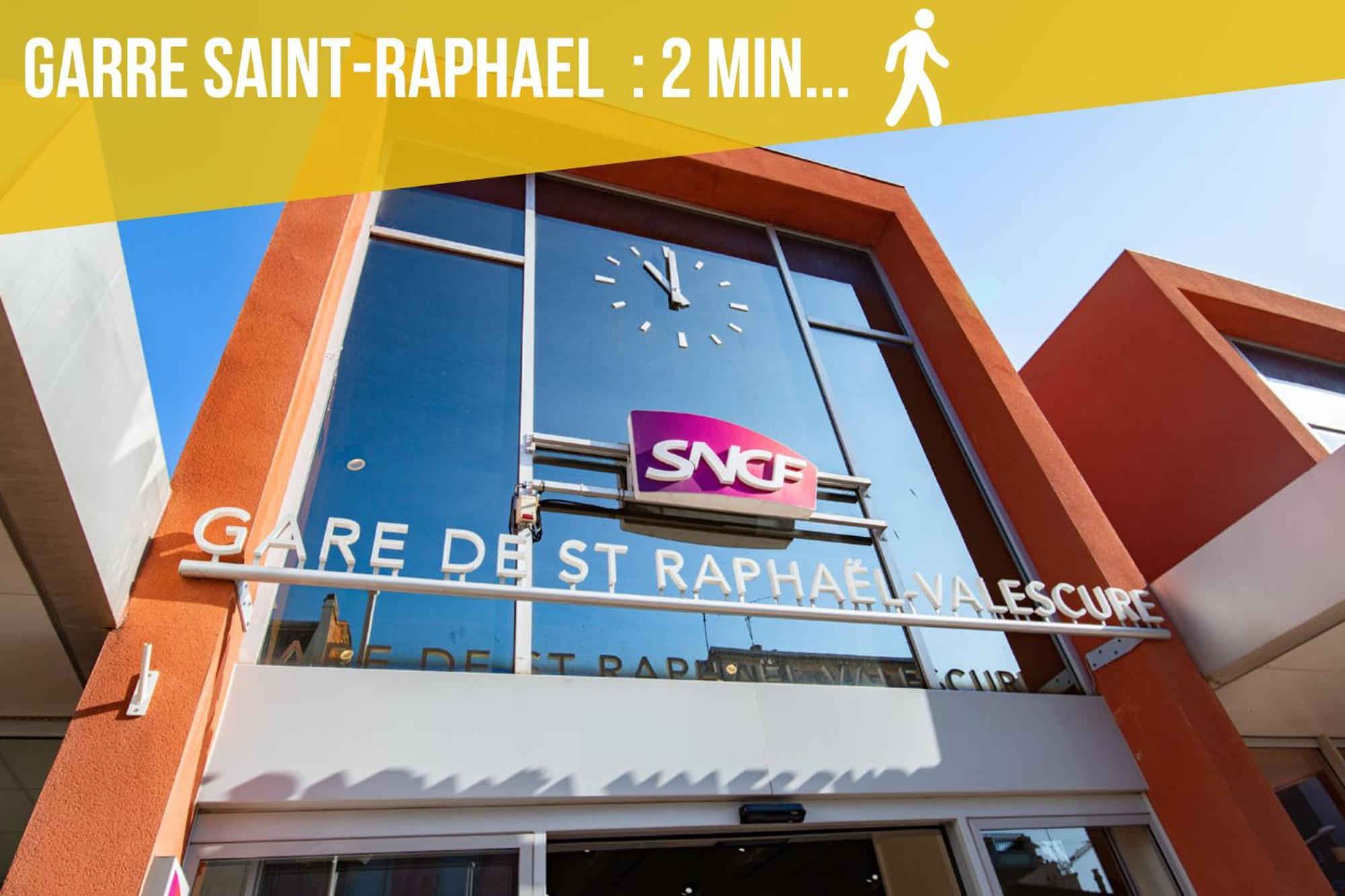 Studios Raffines Avec Terrasses - Plages, Ville Et Gare A Pied - Maison Raphael Saint-Raphaël Eksteriør bilde